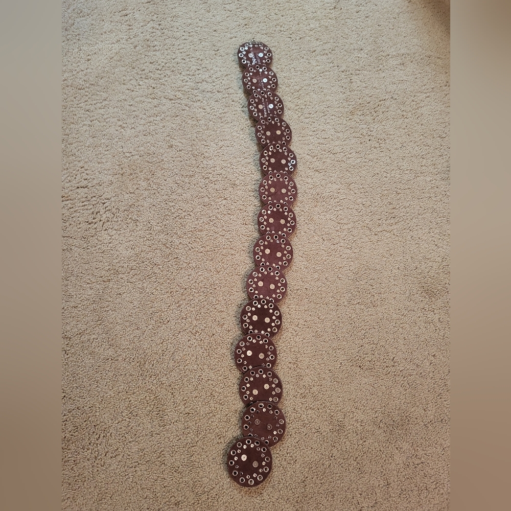 Nocona Jeweled Disc Shaped Belt S - Picture 3 of 5